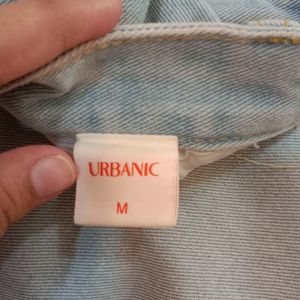 URBANIC Ripped Wide Leg Jeans