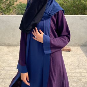 Abaya With Black Duppata