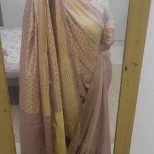 Pure Silk Dual Side Saree Zero Zari