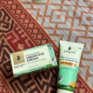 Pilgrim Sunscreen & Under eye Cream