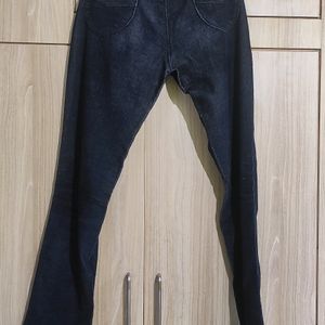 Black Cauterized Jeans