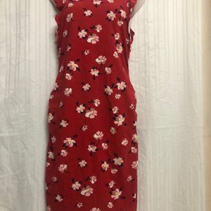 Old Navy Printed Midi Dress