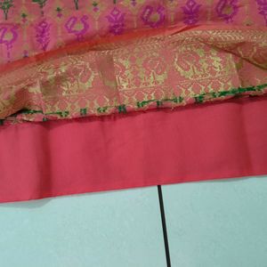 Pink Patola Saree