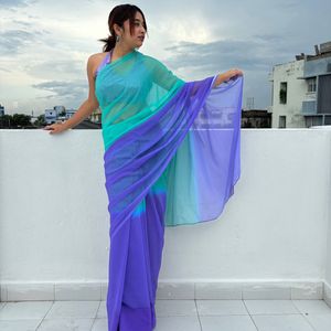 Alia Bhatt Inspired Chiffon Saree