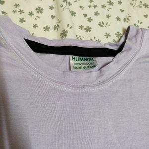 Lavender Colour Cute T-shirt