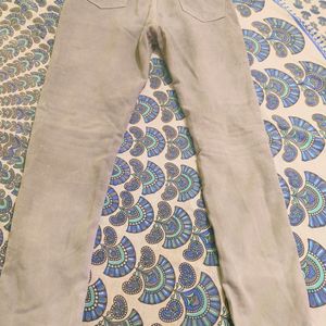 Grey High Rise Skinny Jeans