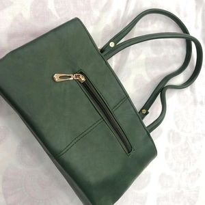 A Very Stylish Dark Green Handbag