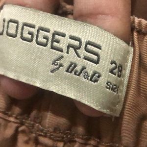 Wood coloured joggers of dj & c (original)