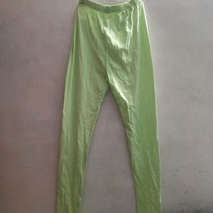 Green Ethnic Wear Churidar Legging
