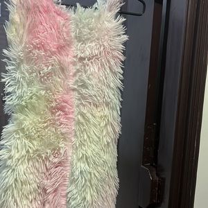 Very Smart Full Fur Frock Multicolour