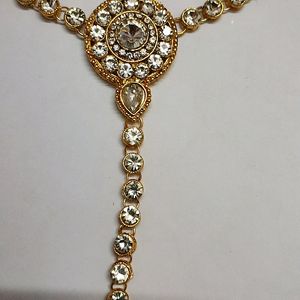 Kundan Hand Chain For Wedding