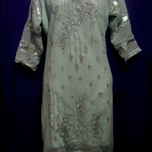 Embroidery work Kurta set Size issue