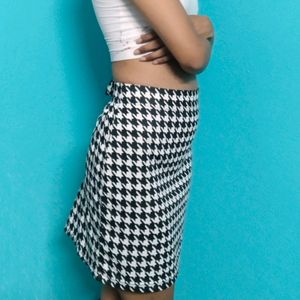 Cool Black And White Pattern Skirt 🤍🖤⚡