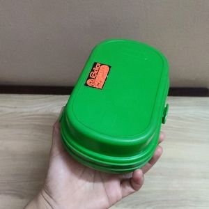 Green Colour Cartoon Tiffin Box