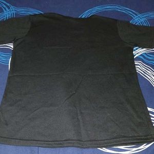 Casual Black T Shirt