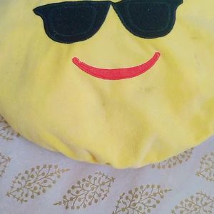 Emoji Smiley Cushion Pillow Polyester Fibre Smile