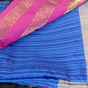 New Blue Saree