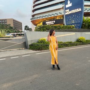 Cute Yellow Jumpsuit