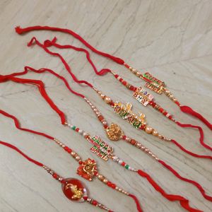 Premium Quality Rakhi Combo Of 7 For Bhaiya