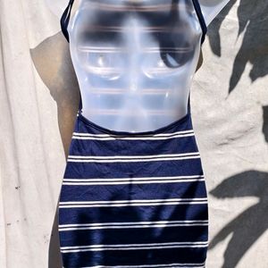 5.21.9 SEXY BACKLESS NAVY BLUE BODYCON