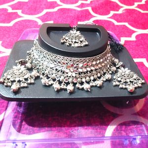 Oxidised Chokar Set New Product