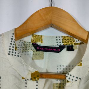 Off White With Printed Kurtas (Women's)