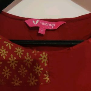 Varanga Cute Semi Festive Top