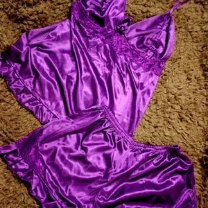 New Gorgeous Satin Night Set