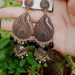 Black Earings 🫶 Hight Quality Brand New