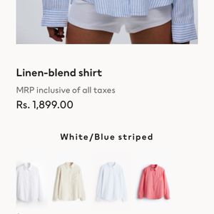 H&M Oversized Shirt For Women