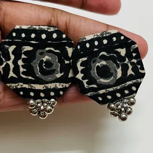 Handmade Fabric Studs