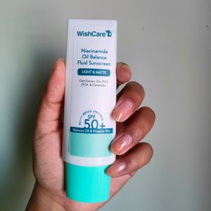 Wishcare Niacinamide Fuild Sunscreen SPF 50