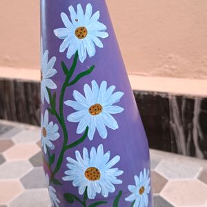 flower designed bottle