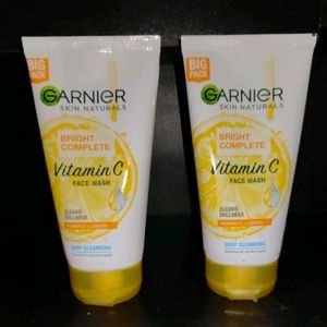 New Garnier Vit C Face wash