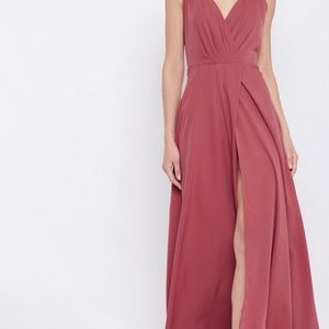 Crepe Maxi Dress