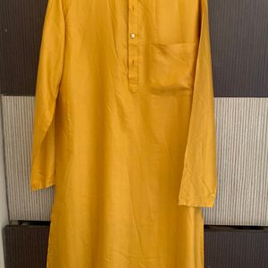 Men’s Slim Fit Kurta, Good For Haldi Functions