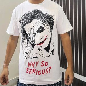 Men's T-shirt White, Why So Serious Joker