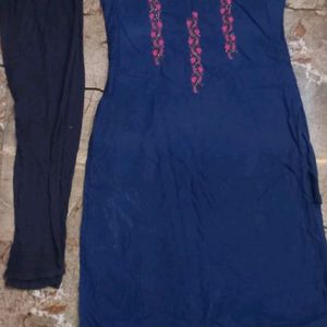 Hand Work Kurta & Leggins