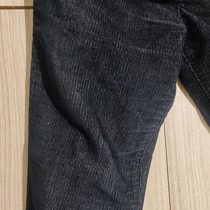 Black Cauterized Jeans