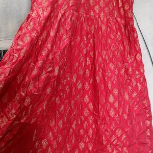 Ethnic Motifs Printed Kurta With Sharara