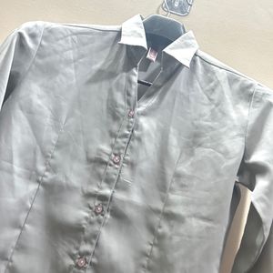 Grey Office Wear Shirt