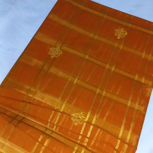 ORANGE FESTIVE WEAR SAREE