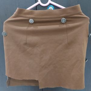 Brown Mini Skirt