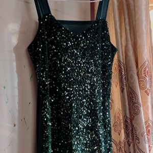 Green Sparkle Bodycon Dress
