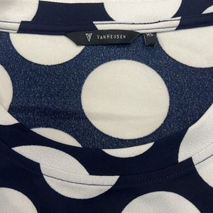 Van Heusen Brand Navy Blue Colour Top