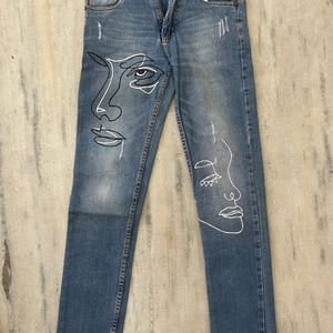 Customized Ripped Jeans