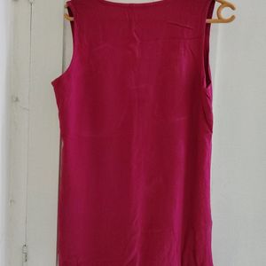 It Is Sleeves Pink Top With Buttons