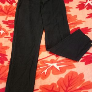 Black Straight Pant