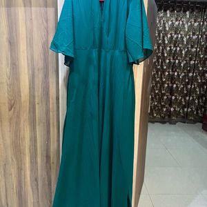 AND Brand Dark Sea Green Maxi Dress