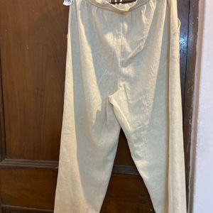 Linen Blend Pull On Summer Trouser